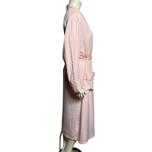 Vintage Victoria's Secret Pink Satin Robe with Tassel Tie, Small - Picture 5 of 15